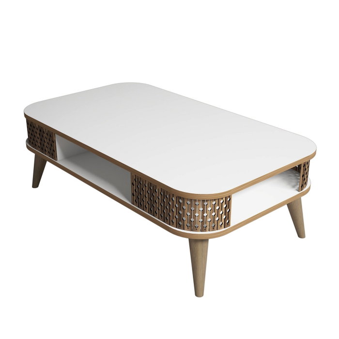 Hanah Home Eylül Mesa de Centro Blanca Hanah Home Eylül Mesa de Centro Blanca